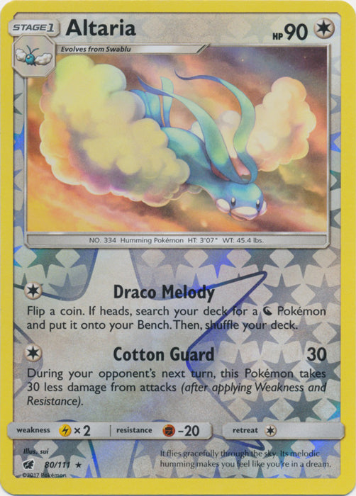 Altaria - 80/111 - Rare Reverse Holo