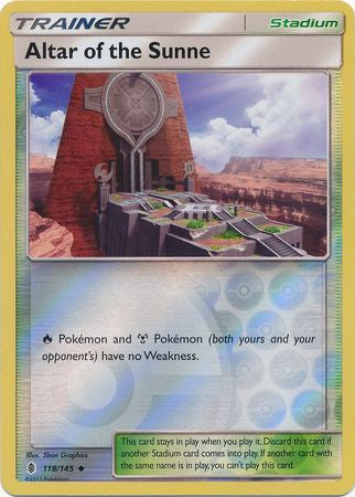 Altar of the Sunne - 118/145 - Uncommon Reverse Holo