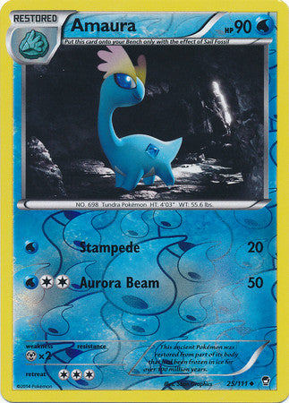 Amaura - 25/111 - Uncommon Reverse Holo