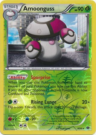 Amoonguss - 9/99 - Rare Reverse Holo