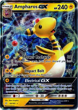 Ampharos GX - 43/181 - Ultra Rare