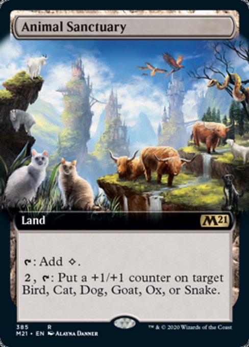 Animal Sanctuary - 385/274 - Rare Extended Art