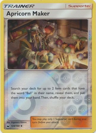 Apricorn Maker - 124/168 - Uncommon Reverse Holo