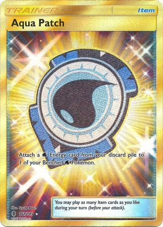 Aqua Patch Secret Rare - 161/145 - Hyper Rare