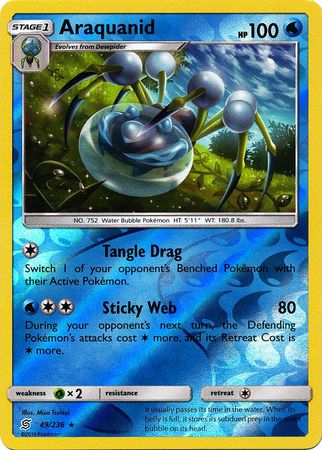 Araquanid - 49/236 - Rare Reverse Holo
