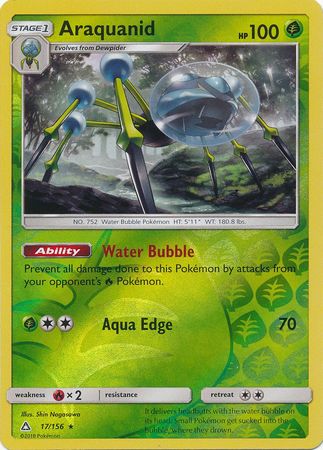 Araquanid - 17/156 - Rare Reverse Holo