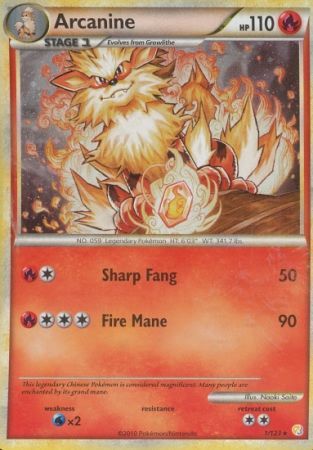 Arcanine - 1/123 - Holo Rare