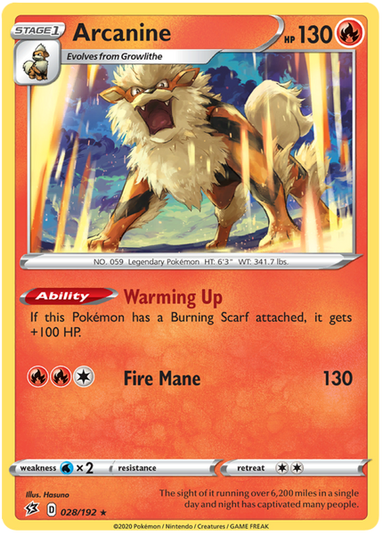 Arcanine - 28/192 - Rare