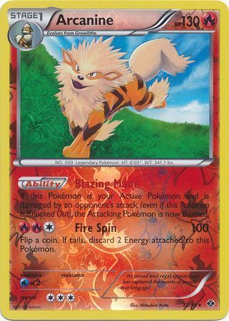 Arcanine - 12/99 - Rare Reverse Holo