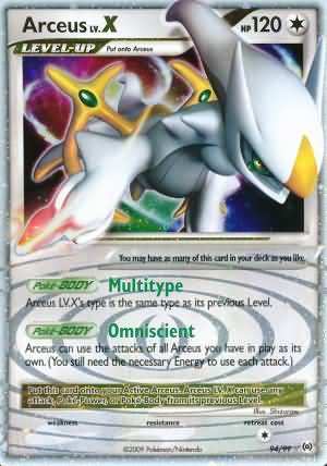 Arceus Lv.X - 94/99 - Ultra Rare