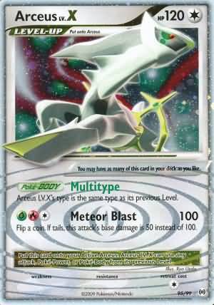 Arceus Lv.X - 95/99 - Ultra Rare