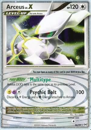 Arceus Lv.X - 96/99 - Ultra Rare