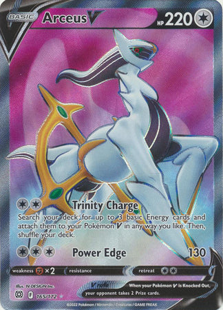 Arceus V Full Art - 165/172 - Ultra Rare