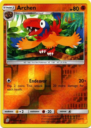 Archen - 120/236 - Uncommon Reverse Holo