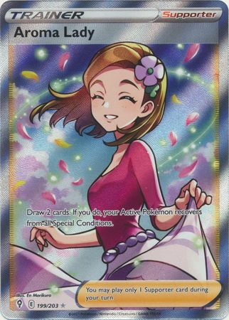 Aroma Lady Full Art - 199/203 - Ultra Rare
