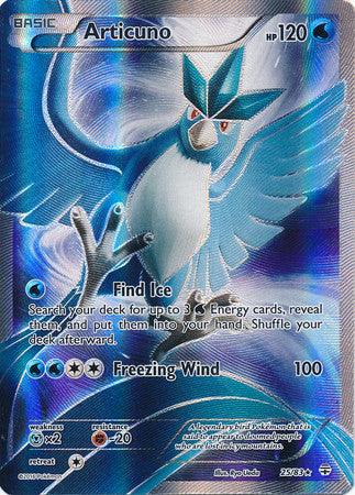 Articuno Full Art - 25/83 - Ultra Rare