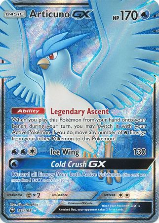 Articuno GX Full Art - 154/168 - Ultra Rare