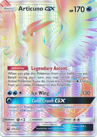 Articuno GX Hyper Rare - 171/168 - Hyper Rare