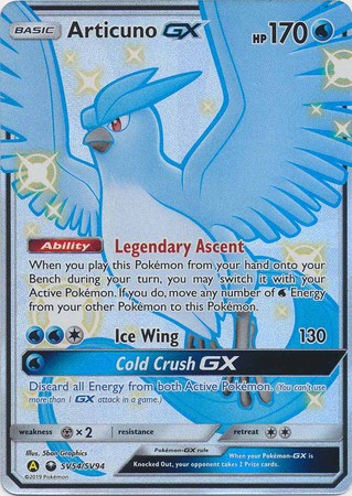 Articuno GX - SV54/SV94 Shiny Rare
