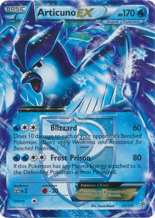 Articuno Ex - 25/135 - Ultra Rare