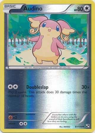 Audino - 87/114 - Uncommon Reverse Holo