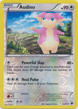Audino - 83/98 - Uncommon Reverse Holo
