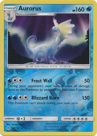 Aurorus - 28/131 - Holo Rare Reverse Holo