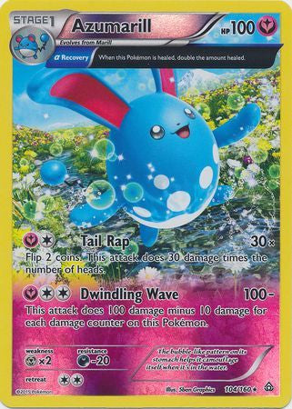 Azumarill - 104/160 - Holo Rare Reverse Holo