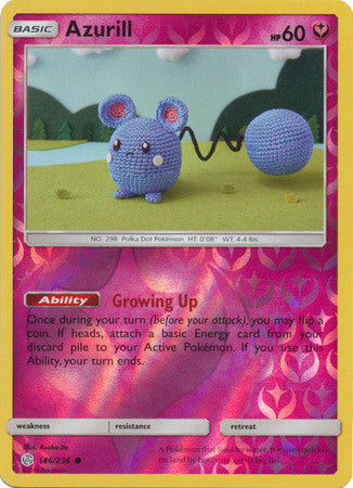 Azurill - 146/236 - Common Reverse Holo