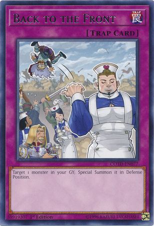 Back to the Front - COTD-EN077 - Rare 1st Edition