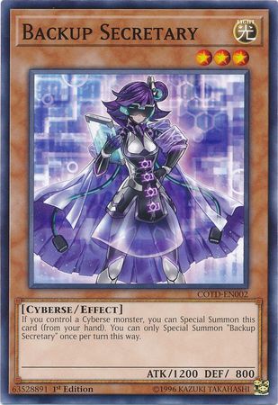 Backup Secretary - COTD-EN002 - Common 1st Edition