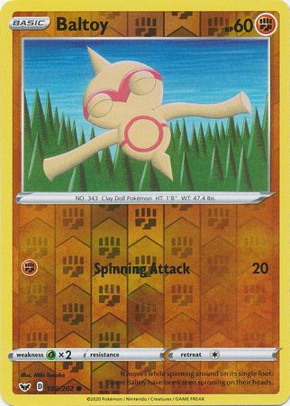 Baltoy - 102/202 - Common Reverse Holo