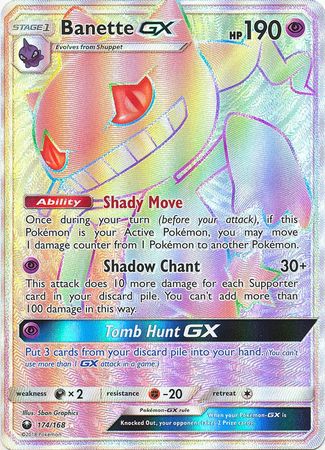 Banette GX Hyper Rare - 174/168 - Hyper Rare