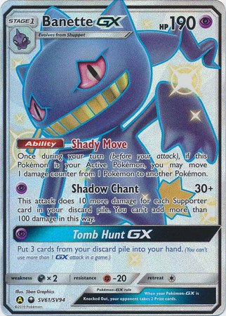 Banette GX - SV61/SV94 Shiny Rare