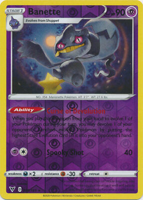 Banette - 68/185 - Rare Reverse Holo
