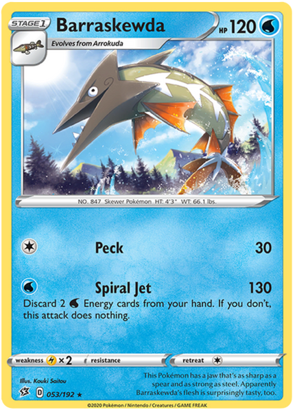 Barraskewda - 53/192 - Rare