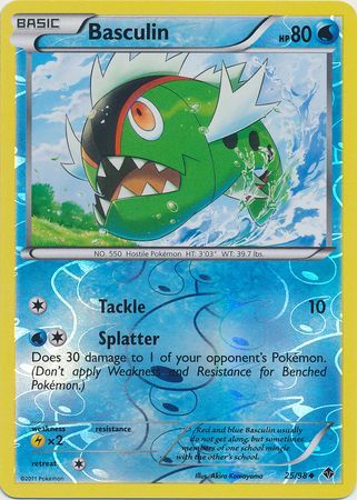 Basculin - 25/98 - Uncommon Reverse Holo