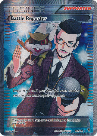 Battle Reporter Full Art - 109/111 - Ultra Rare