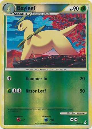 Bayleef - 40/95 - Uncommon Reverse Holo