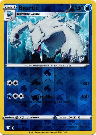 Beartic - 49/189 - Rare Reverse Holo
