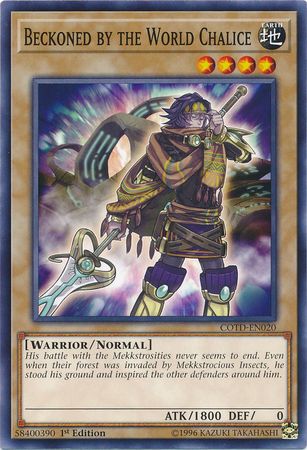 Beckoned by the World Chalice - COTD-EN020 - Common 1st Edition