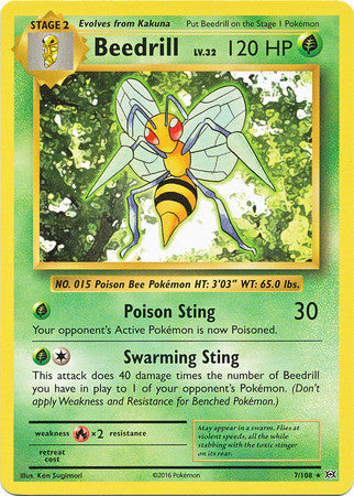 Beedrill - 7/108 - Rare