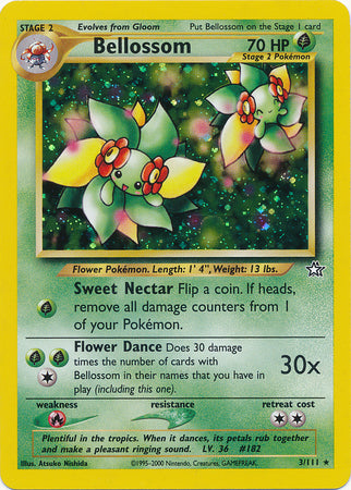 Bellossom - 3/111 - Holo Rare
