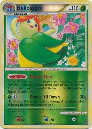 Bellossom - 1/90 Holo Rare Reverse Holo