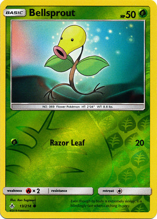 Bellsprout - 13/214 - Common Reverse Holo