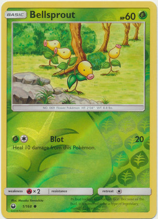 Bellsprout - 1/168 - Common Reverse Holo