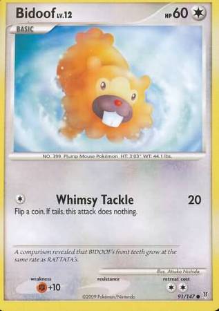 Bidoof - 91/147 - Common