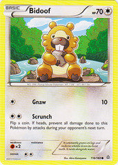 Bidoof - 116/160 - Common Reverse Holo
