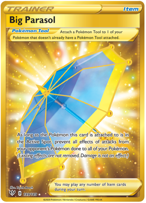Big Parasol Secret Rare - 199/189 - Secret Rare