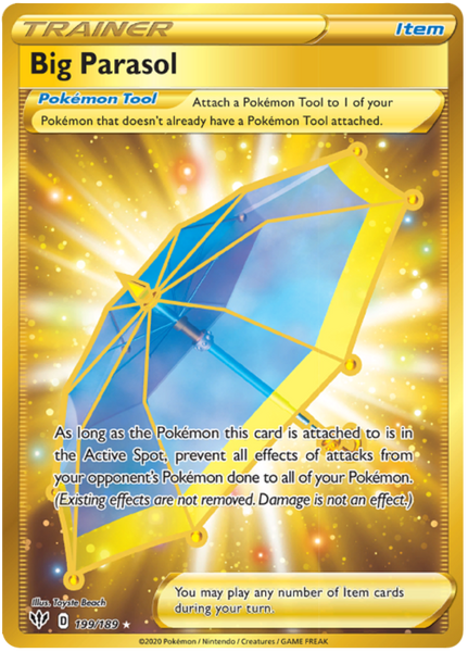 Big Parasol Secret Rare - 199/189 - Secret Rare